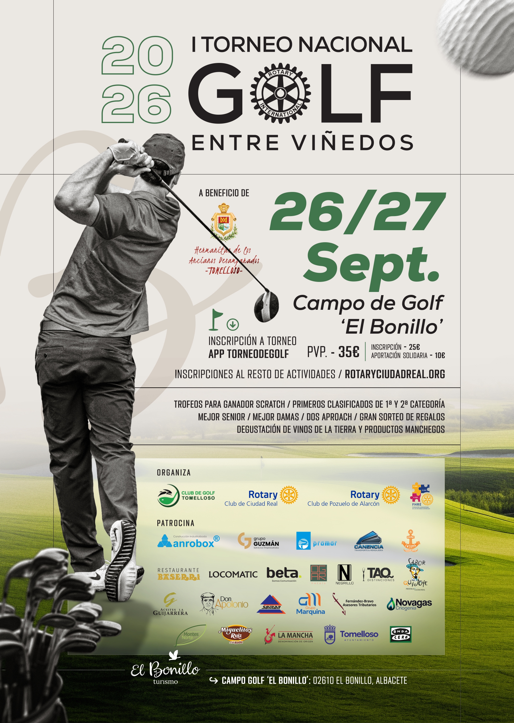 I Torneo Nacional Golf Entre Viñedos 2026